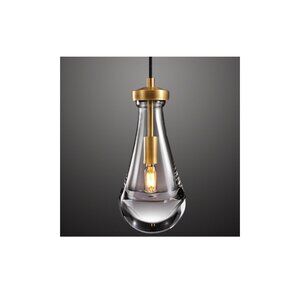 Raindrop Pendant Lights, Pendant Lights Kitchen Island, Brass Base Hanging Light